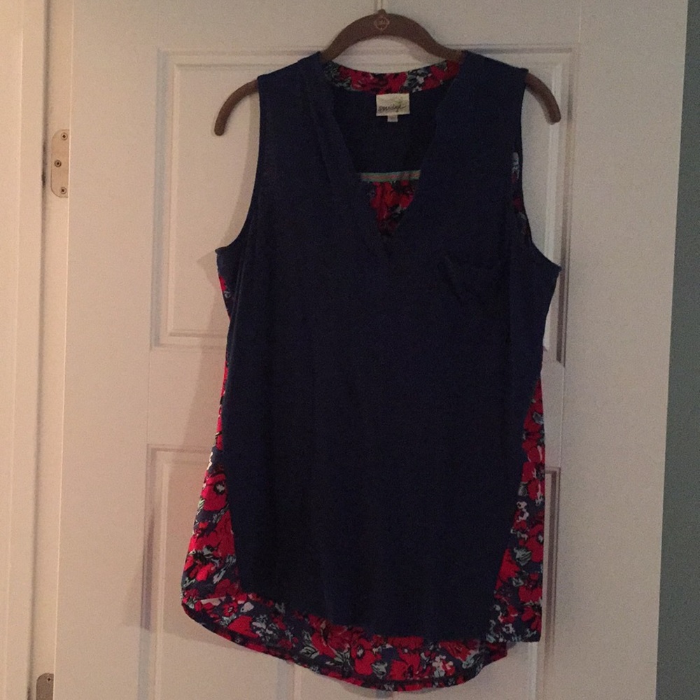 Anthropologie sleeveless top